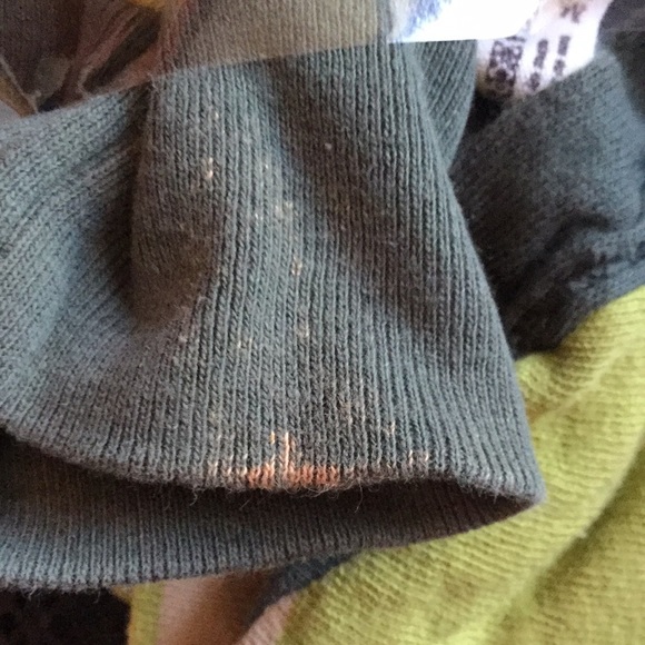 Free people Henley hoodie top shirt stripe m 6 8 - Picture 5 of 5